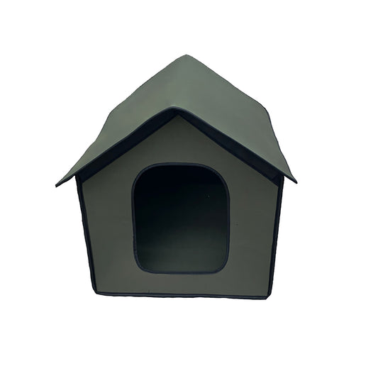 Waterproof Pet House Outdoor Dog Cat House Composite EVA Rainproof Outdoor Pet Ten Pet Supplies Green 38*35*38Cm/15*14*15In Animals & Pet Supplies > Pet Supplies > Dog Supplies > Dog Houses Ourleeme   