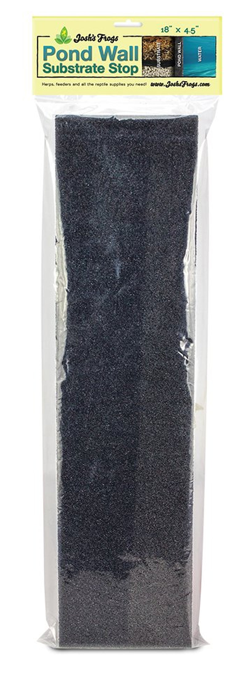 Josh'S Frogs Pond Wall Substrate Stop (18"X4.5") Animals & Pet Supplies > Pet Supplies > Fish Supplies > Aquarium Gravel & Substrates Josh's Frogs   