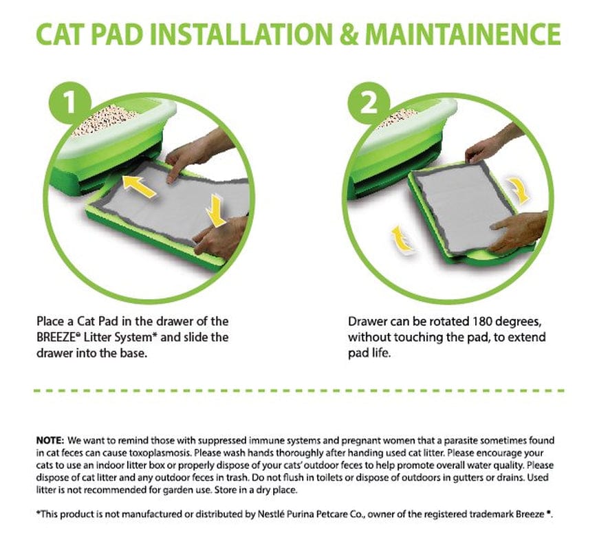 80Ct Peritas Cat Litter Pads | Generic Refill for Tidy Cat Breeze Litter Box Pads System | Cat Liner Pads for Litter Box | Activated Carbon for Breeze Cat Litter Pads | 16.9” X 11.4” Animals & Pet Supplies > Pet Supplies > Cat Supplies > Cat Litter Peritas   