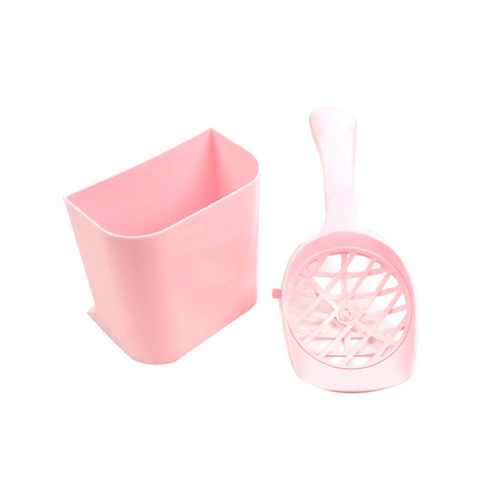 Cat Litter Scoop Pet Clean Shove Cat Non Stick Toilet Pick Pet Cleaning Supplies for Cat Animals & Pet Supplies > Pet Supplies > Cat Supplies > Cat Litter CN Pink  