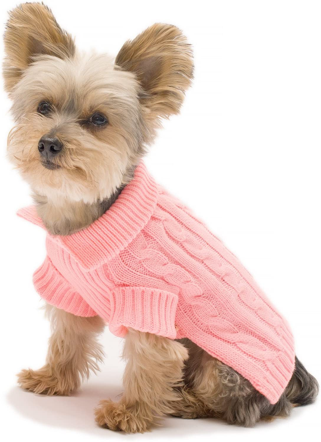 Stinky G Camel Aran Dog Sweater Size #10 Small Animals & Pet Supplies > Pet Supplies > Dog Supplies > Dog Apparel Stinky G Pink #08 