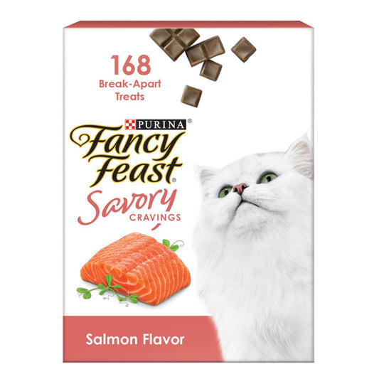 Fancy Feast Limited Ingredient Cat Treats, Savory Cravings Salmon Flavor, 3 Oz. Box Animals & Pet Supplies > Pet Supplies > Cat Supplies > Cat Treats Nestlé Purina PetCare Company   