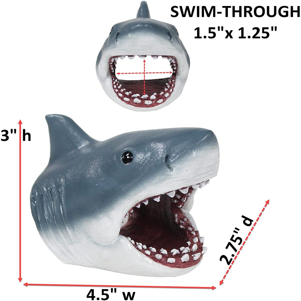 Penn-Plax Jaws Aquarium Decoration – Shark Swim-Through – Small Animals & Pet Supplies > Pet Supplies > Fish Supplies > Aquarium Decor Penn-Plax   