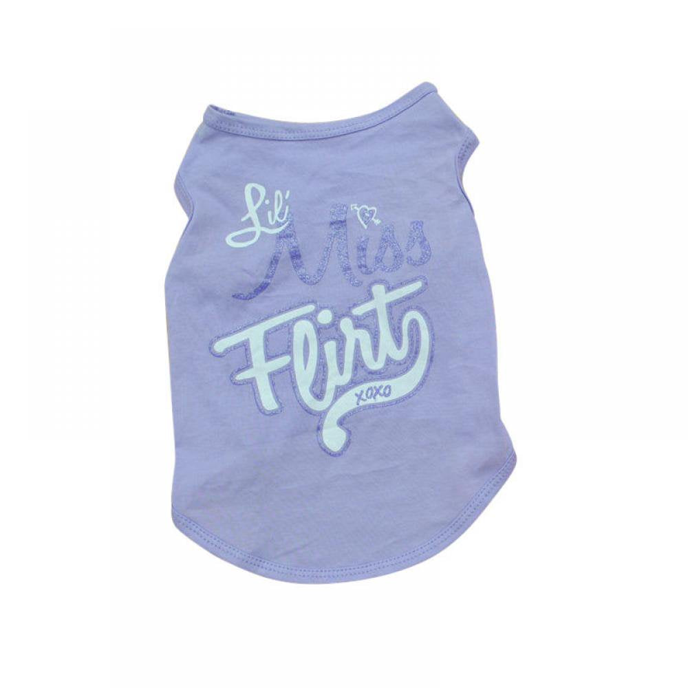 Small Pet Dogs Summer Cotton Skull Tops Vest Tank Cat Doggy Puppy Crown Apparel Animals & Pet Supplies > Pet Supplies > Cat Supplies > Cat Apparel CN   