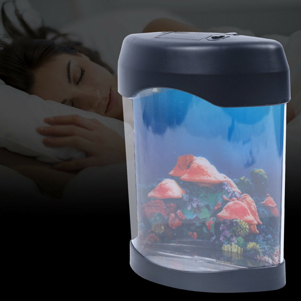 Miumaeov LED Jellyfish Tank Lamps Aquarium Color Change Night Light Desktop Decor Gift USB Animals & Pet Supplies > Pet Supplies > Fish Supplies > Aquarium Lighting YYQDXQ   