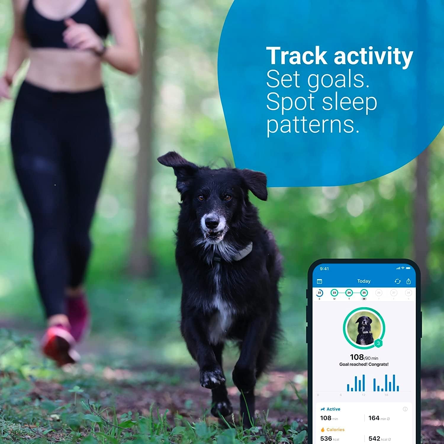 Tractive GPS Tracker for Dogs - Waterproof, GPS Location & Smart Pet Activity Tracker, Unlimited Range, Works with Any Collar (White) Animals & Pet Supplies > Pet Supplies > Dog Supplies > Dog Apparel Tractive GmbH   