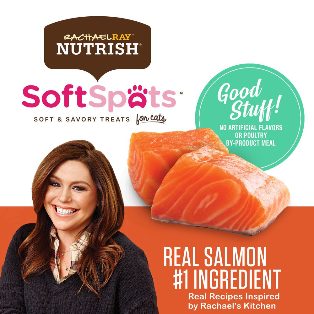 Rachael Ray Nutrish Soft Spots Cat Treats, Salmon, 2.5 Ounce Bag Animals & Pet Supplies > Pet Supplies > Cat Supplies > Cat Treats The J.M. Smucker Company   