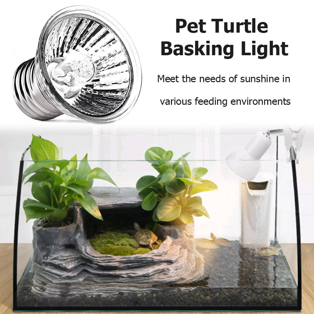 Aktudy Reptile Lamp Pet Amphibians Lizards Heat Bulb Turtle Basking UV Light (25W)  Aktudy   