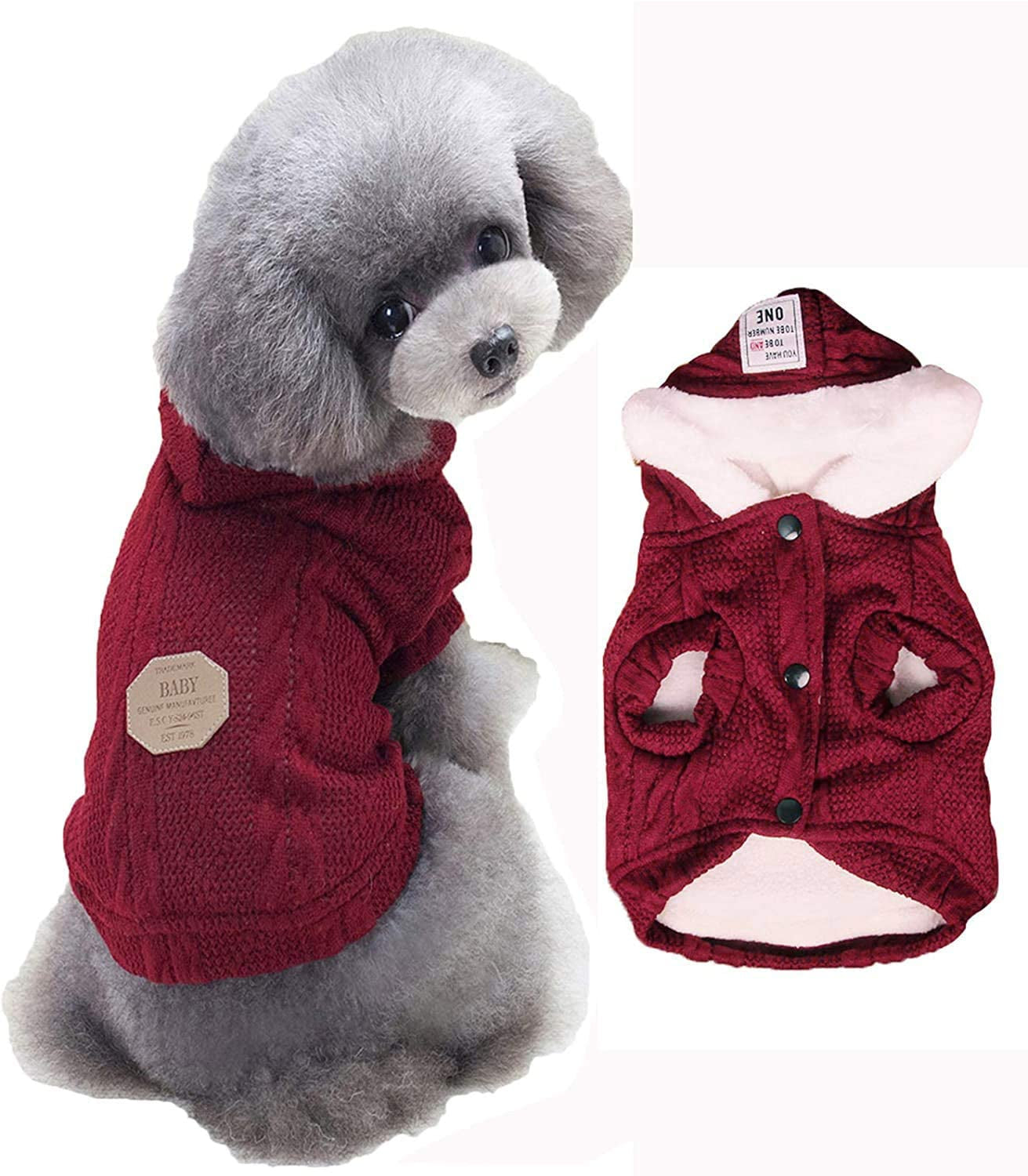 Fleece lined dog outlet sweaters