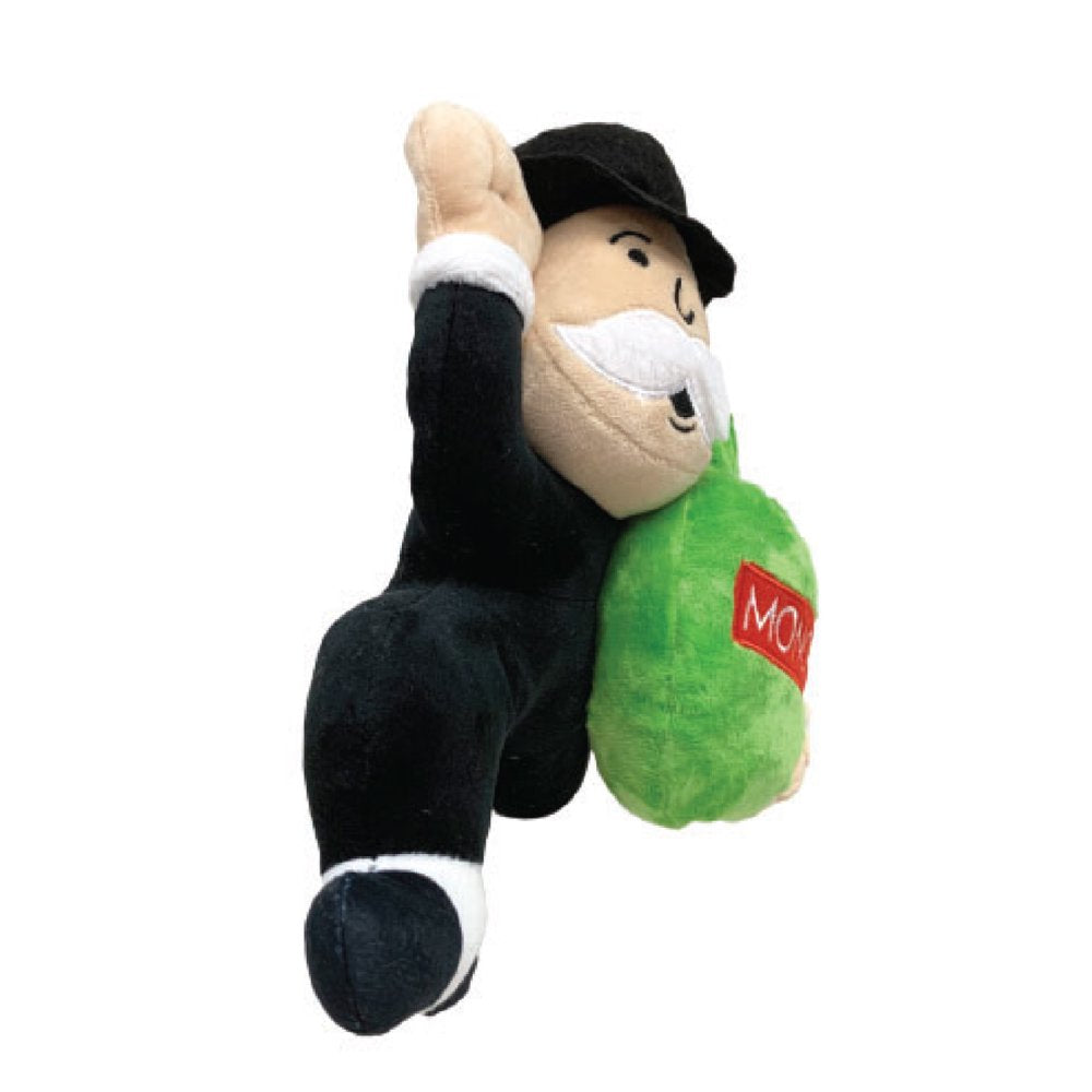 Hasbro Mr. Monopoly Uncle Pennybags Squeak & Crinkle Plush Dog Toy, 10 Inches Animals & Pet Supplies > Pet Supplies > Dog Supplies > Dog Toys Hasbro   