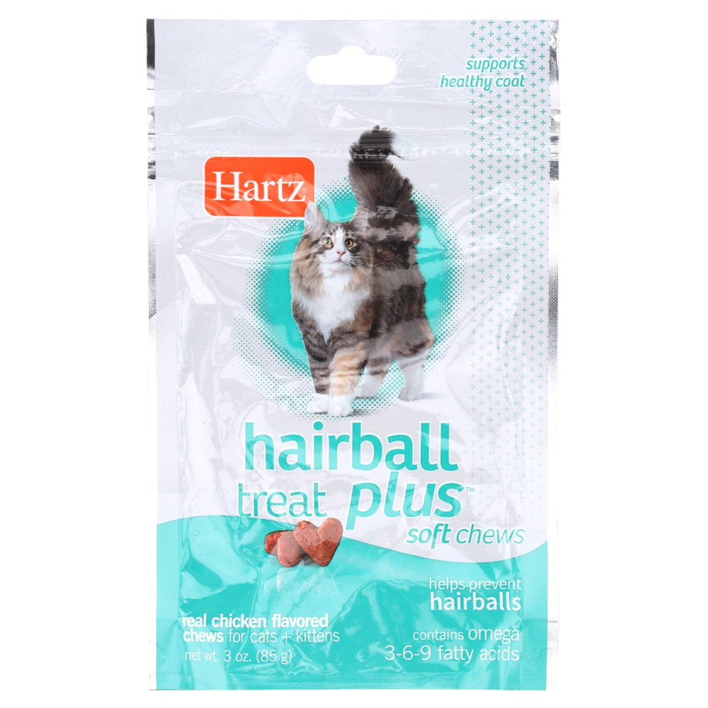 Hartz Hairball Remedy plus Soft Chews for Cats, 3Oz Animals & Pet Supplies > Pet Supplies > Cat Supplies > Cat Treats Hartz   