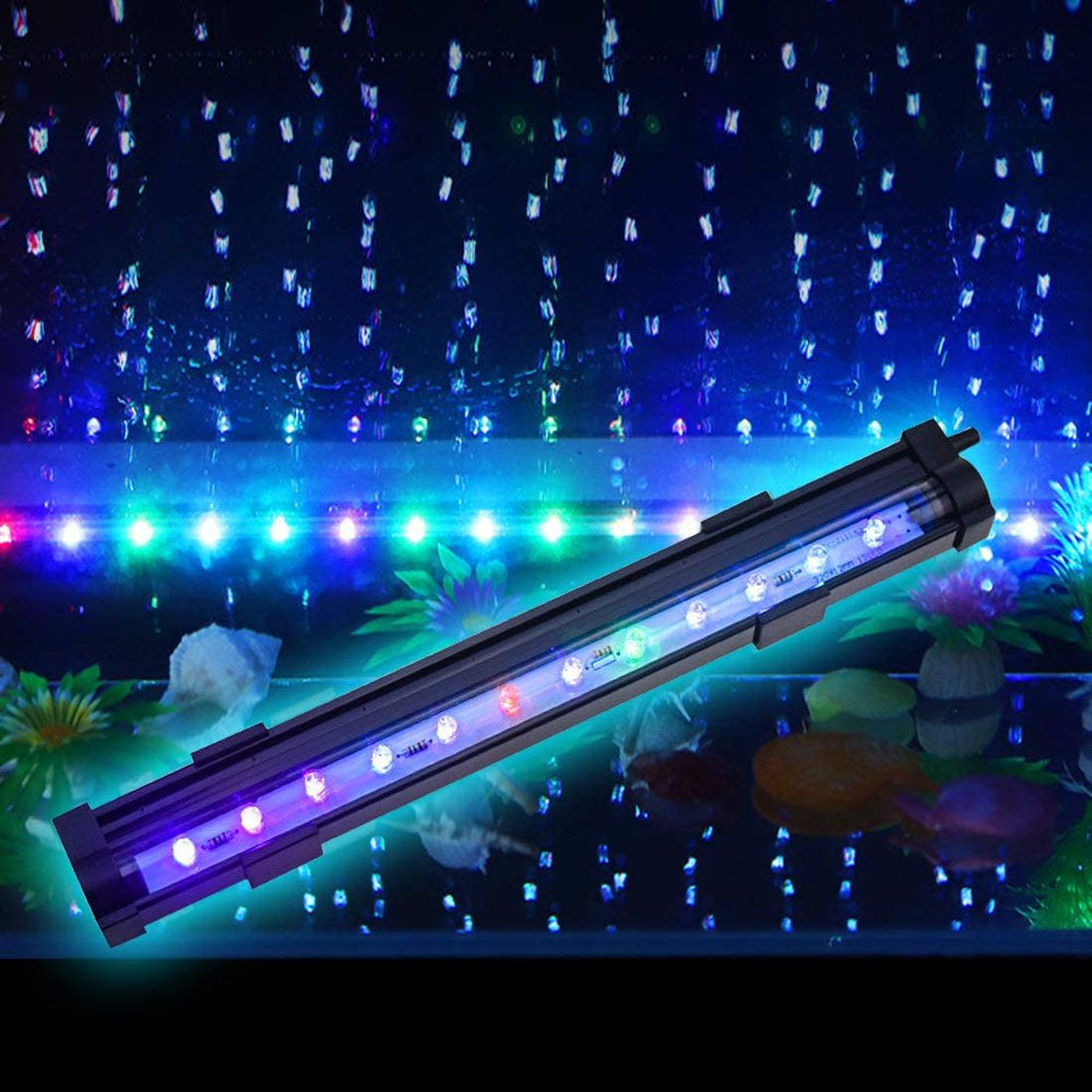 LED Air Bubble Aquarium Light, Underwater Submersible Fish Tank Light, Color Changing 5.9" LED Fish Tank Lights Aquarium Tools, 1 Watt Animals & Pet Supplies > Pet Supplies > Fish Supplies > Aquarium Lighting Syenll 25cm/9.8inch  