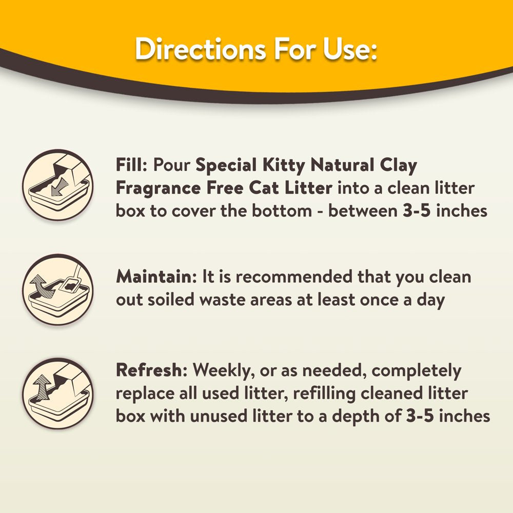 Special Kitty Premium Clay Non-Clumping Cat Litter, Fresh Scent, 25 Lb Animals & Pet Supplies > Pet Supplies > Cat Supplies > Cat Litter Wal-Mart Stores, Inc.   