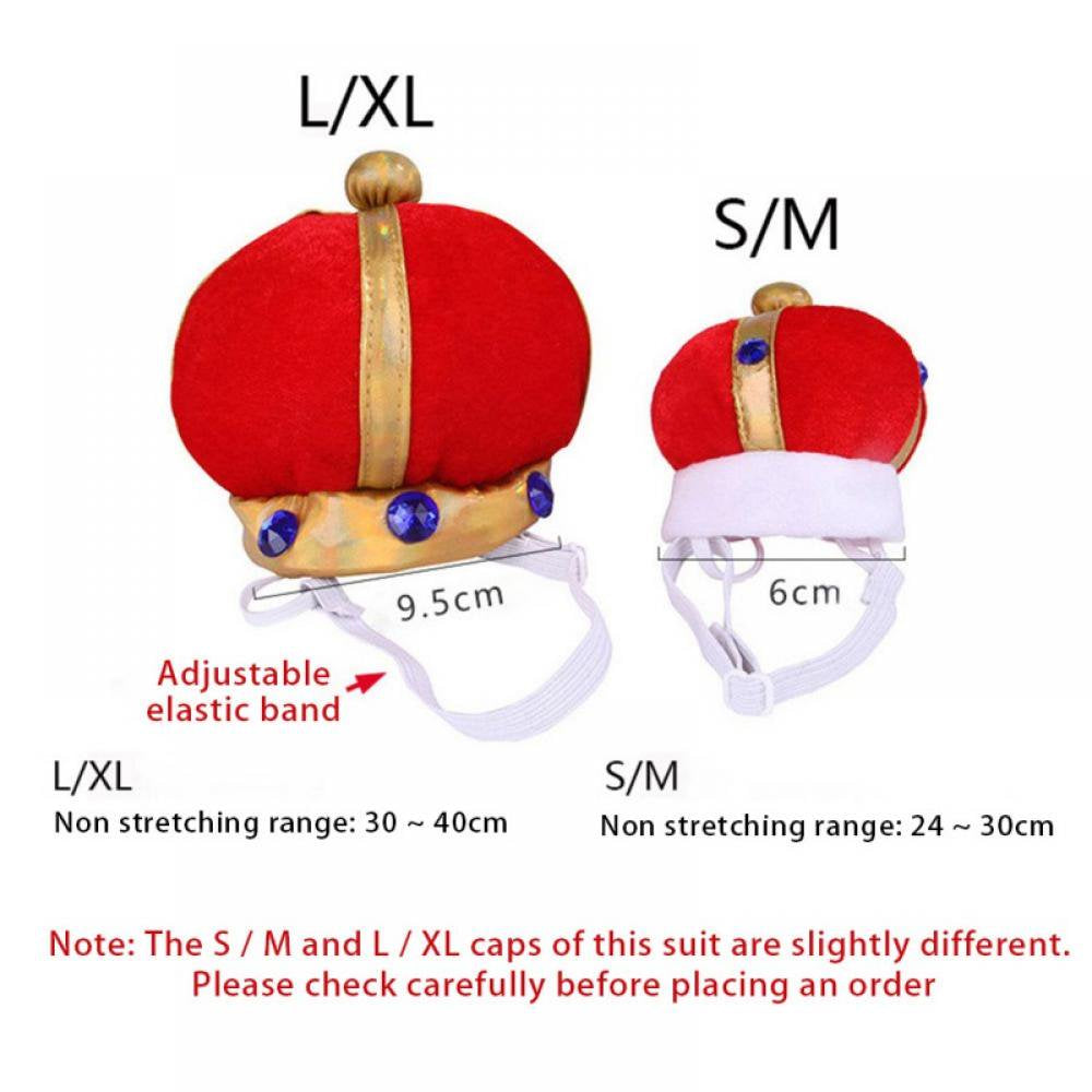 Halloween Dog King Cloak Costume with Crown Cap Pet Suit Prince Autumn Winter Apparel Cat Hoodies with Hat Puupy Clothes French Bulldog Chihuahua S-XL Animals & Pet Supplies > Pet Supplies > Cat Supplies > Cat Apparel HULKLIFE   