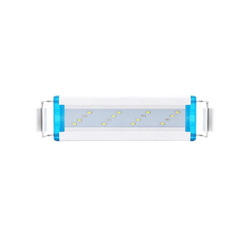 Aquarium LED Light 18Cm/7.09In Fish Tank Light 5.12In Extendable Brackets White Blue Leds for Freshwater Planted Tanks Animals & Pet Supplies > Pet Supplies > Fish Supplies > Aquarium Lighting Eccomum   