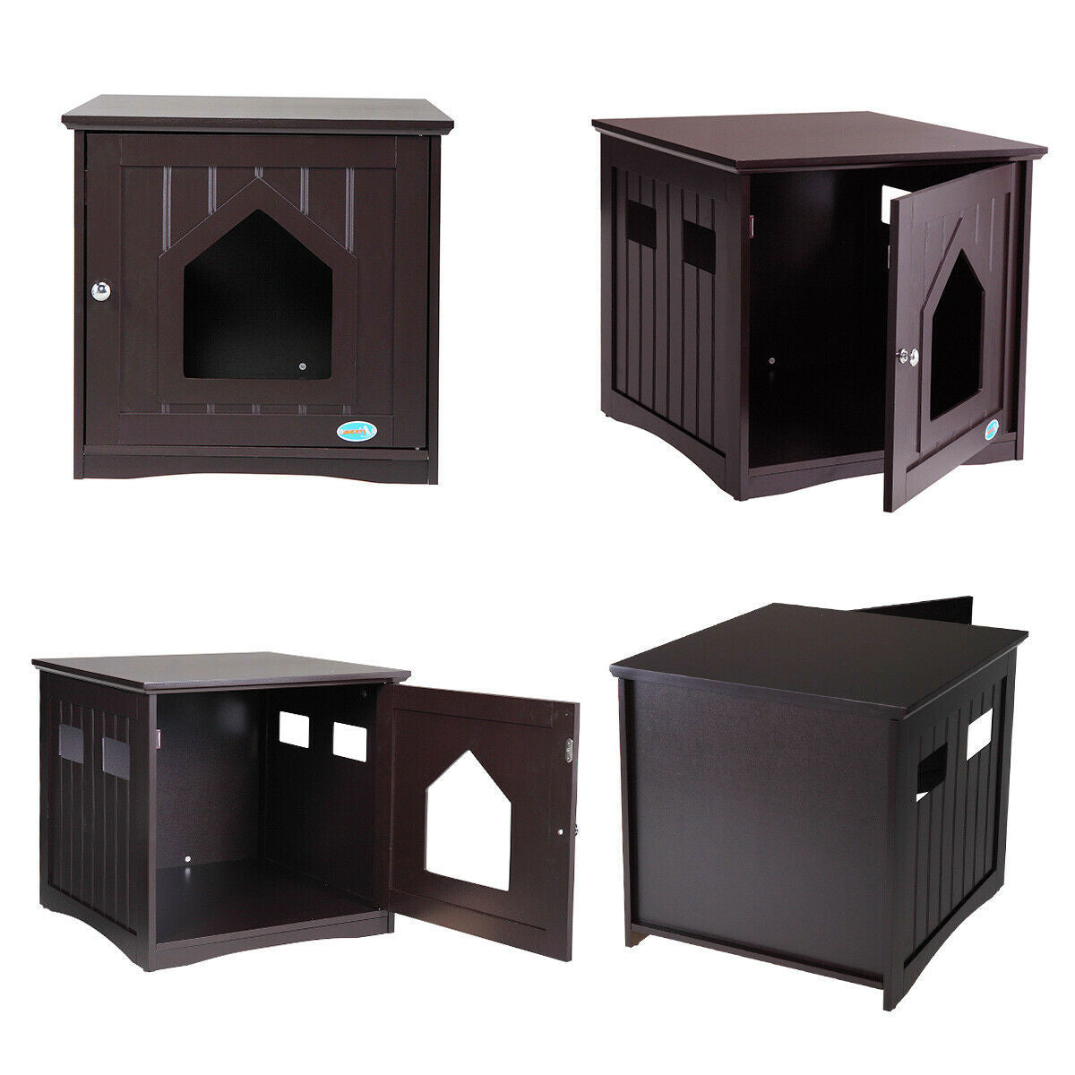 Cfowner Cat House Hidden Litter Box Furniture Animals & Pet Supplies > Pet Supplies > Cat Supplies > Cat Furniture Cfowner   