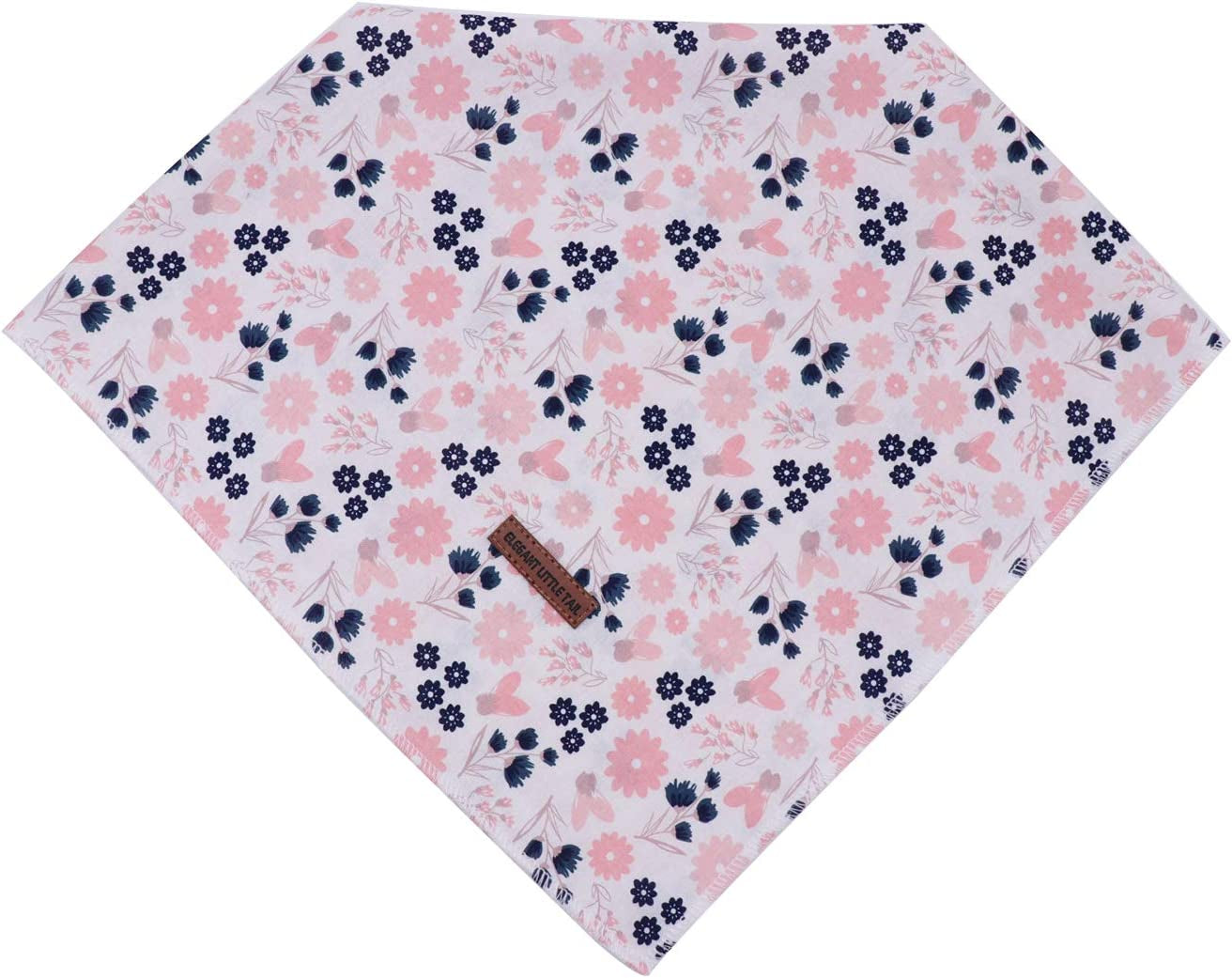 Elegant Little Tail Dog Bandana for Boy Girl Small Medium Large Dogs, Comfortable Dog Bibs Scarf, Adjustable Square Dog Kerchief Animals & Pet Supplies > Pet Supplies > Dog Supplies > Dog Apparel Elegant little tail   