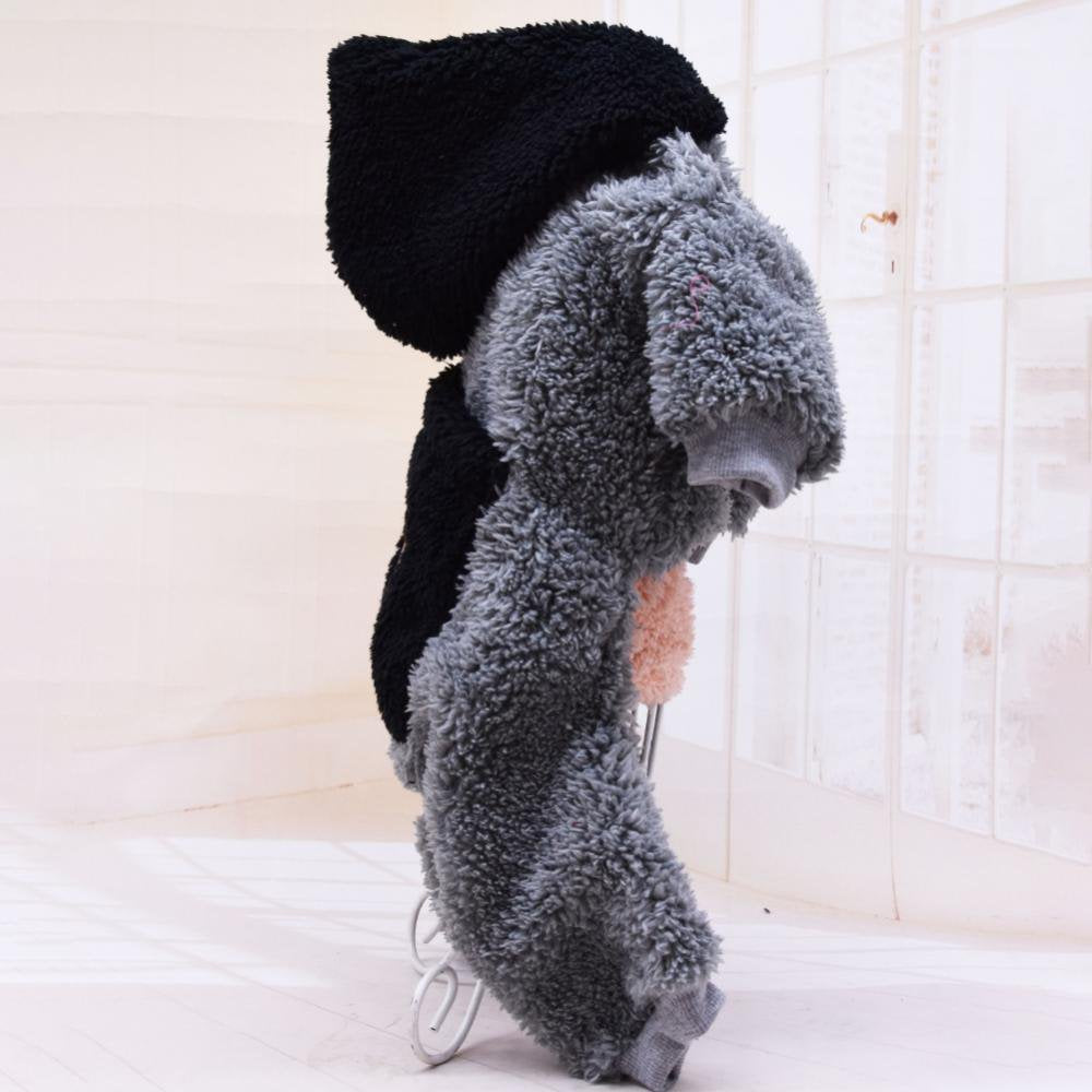 Dog Plush Sweater Hoodies for Winter Thicken Puppy Coat Imitation Fur Warm Dog Apparel Dog Clothes with Pocket for Tiny Small Medium Dogs Animals & Pet Supplies > Pet Supplies > Dog Supplies > Dog Apparel 777447070   