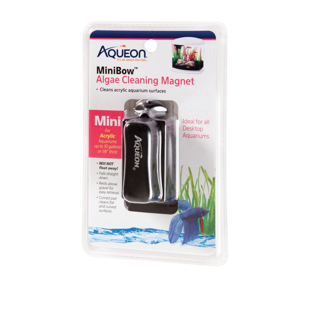 Aqueon Aquarium Algae Cleaning Magnets Acrylic Mini Bow Animals & Pet Supplies > Pet Supplies > Fish Supplies > Aquarium Cleaning Supplies Central Garden and Pet   