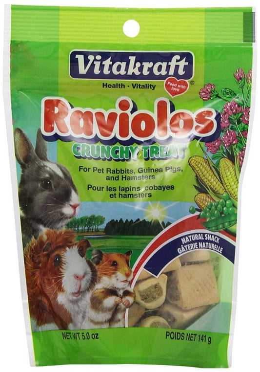 Vitakraft Raviolos Crunchy Treat for Small Animals 5 Oz Animals & Pet Supplies > Pet Supplies > Small Animal Supplies > Small Animal Treats Vitakraft   