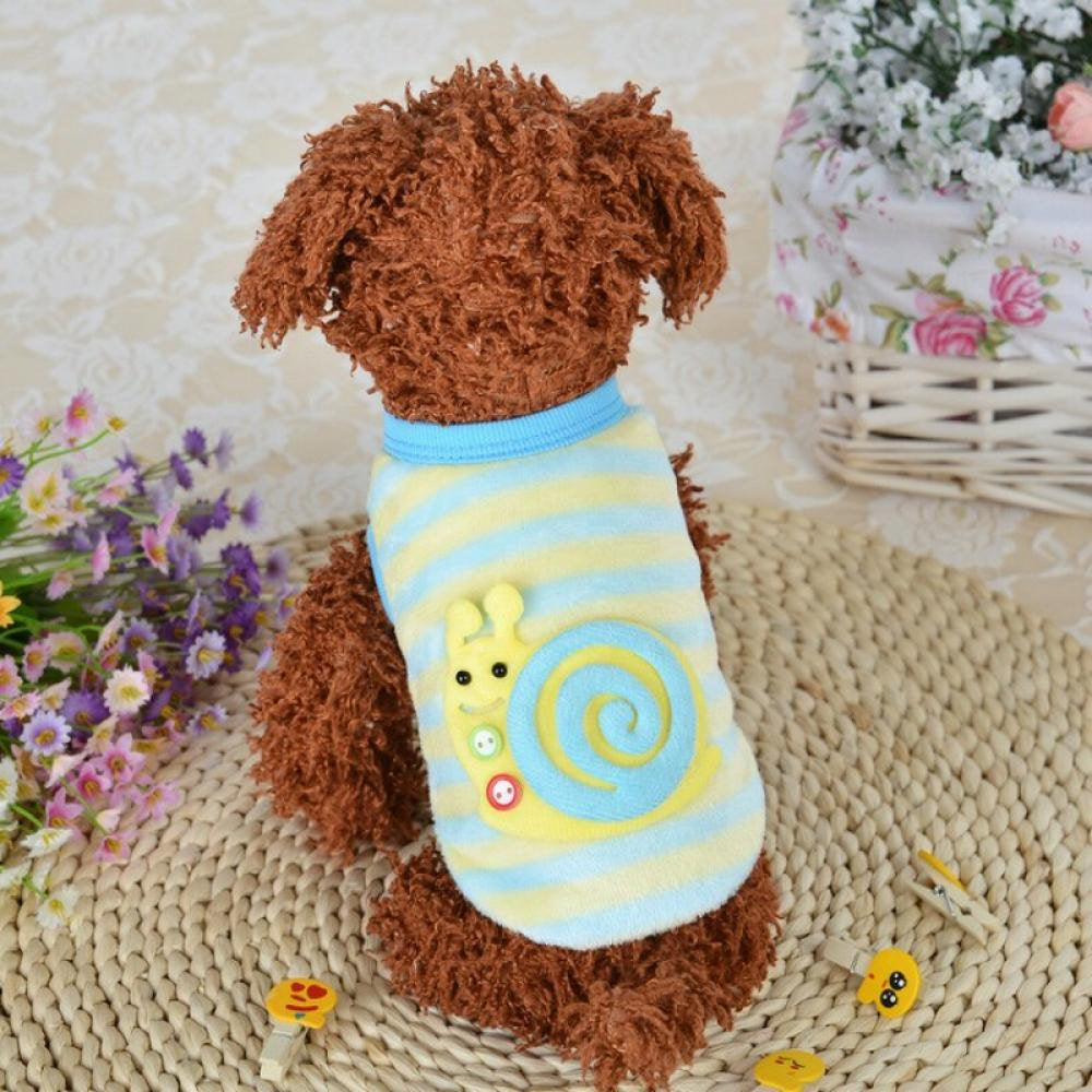 Clearance!!Autumn Winter Cartoon Pet Puppy Cat Coats Jacket Warm Soft Fleece Dog Clothes for Small Dog Chihuahua Clothing Coat Apparel a XXXS Animals & Pet Supplies > Pet Supplies > Dog Supplies > Dog Apparel Peyan   