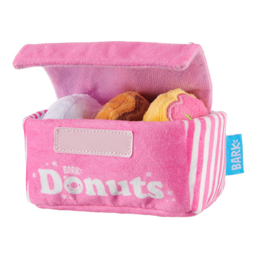 BARK Barker'S Dozen Donuts Dog Toy - Features Multi-Part 4 in 1 Toy, Xs to Small Dogs Animals & Pet Supplies > Pet Supplies > Dog Supplies > Dog Toys BARK   