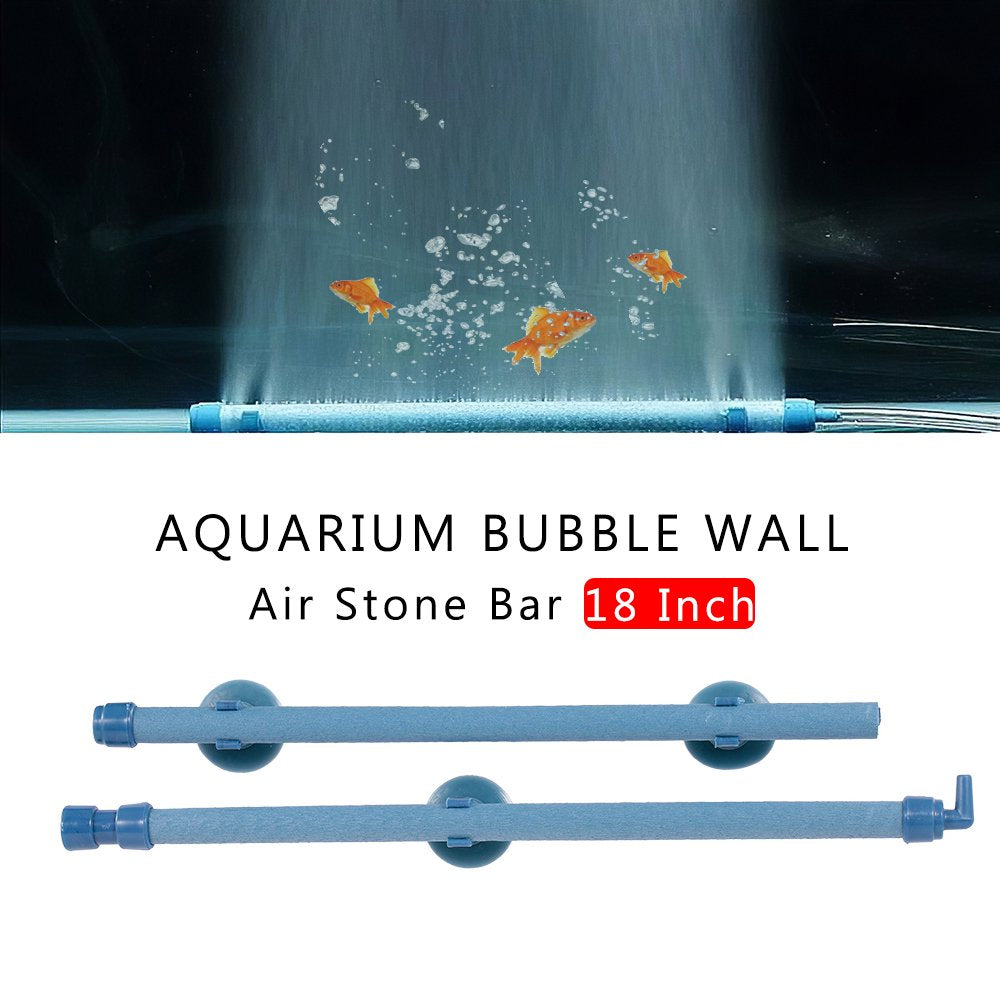 Aquarium Bubble Wall Air Stone Bar 28 Inch Fish Tank Bubble Wall Air Diffuser Household Tool Animals & Pet Supplies > Pet Supplies > Fish Supplies > Aquarium Air Stones & Diffusers Eccomum Blue-18 Inch  