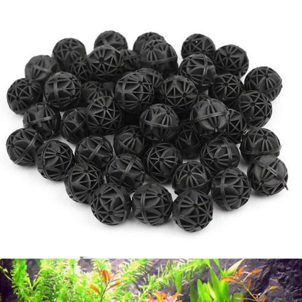 Follure 100 Pcs 16MM Aquarium Bio Balls Filter Media Wet Dry Koi Fish Tank Pond Animals & Pet Supplies > Pet Supplies > Fish Supplies > Aquarium Filters Follure   