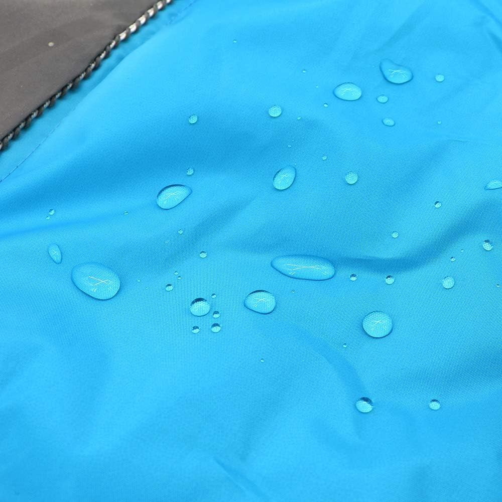 Didog Waterproof Dog Winter Coats Clothes,Reflective Dog Cold Weather Vest Jackets with Soft Warm Fleece,Windproof Dog Apparel for Medium Large Dogs,Blue Animals & Pet Supplies > Pet Supplies > Dog Supplies > Dog Apparel Didog   