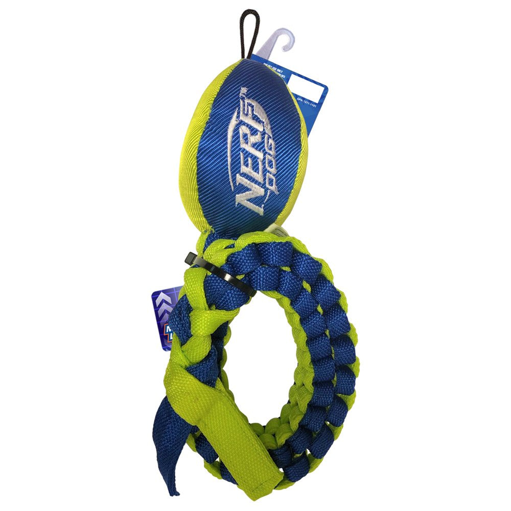 Nerf Dog Vortex Chain Tug Dog Toy with Durable Braided Nylon, 25" Animals & Pet Supplies > Pet Supplies > Dog Supplies > Dog Toys Gramercy Products   