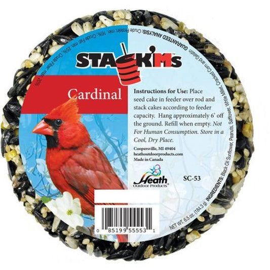 Heath Outdoor Stack'M Seed Cakes for Cardinals and All Wild Birds Animals & Pet Supplies > Pet Supplies > Bird Supplies > Bird Food Heath Manufacturing Co   