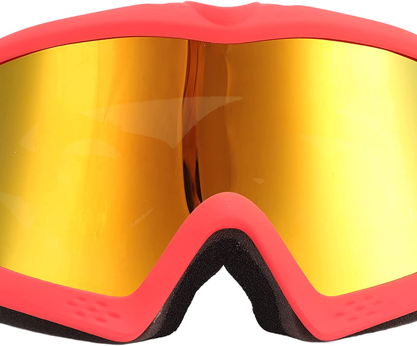 Dog Sunglasses Breathable Dog Goggles UV Protection PC Lens Windproof Dustproof for Skiing Cycling (Red Frame Red Lens) Animals & Pet Supplies > Pet Supplies > Dog Supplies > Dog Apparel Hosi   