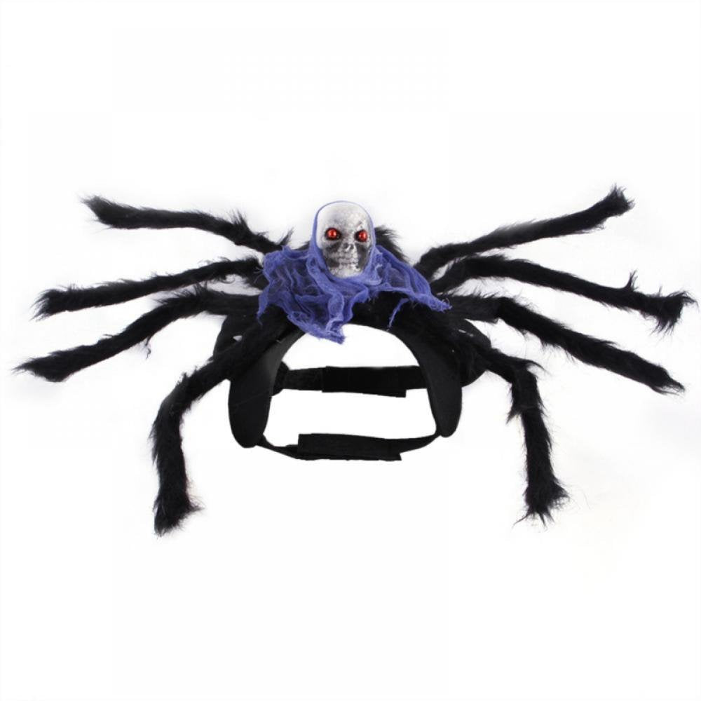 Topumt Halloween Dog Spider Costumes Pet Costume Spider Halloween Pet Cosplay Dog Costumes Apparel for Small Medium Large Dogs Outfit Animals & Pet Supplies > Pet Supplies > Dog Supplies > Dog Apparel Topumt M Purple 