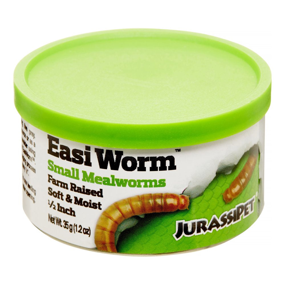 Jurassipet Jurassi-Diet Easi-Worm Small Mealworms Wet Reptiles & Amphibians Food, 1.2 Oz Animals & Pet Supplies > Pet Supplies > Reptile & Amphibian Supplies > Reptile & Amphibian Food SEA CHEM LABORATORIES INC.   