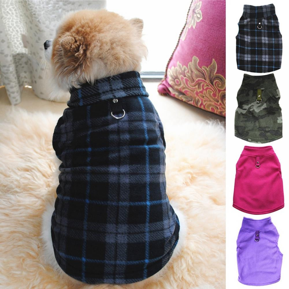 GETFIT Pet Dog Fleece Harness Vest Shirt Puppy Warm Jumper Sweater Coat Jacket Apparel for Small Medium Large Dog 7 Sizes (Asian Size, It Is Recommended to Take a Freshman Size) Animals & Pet Supplies > Pet Supplies > Dog Supplies > Dog Apparel GETFIT   