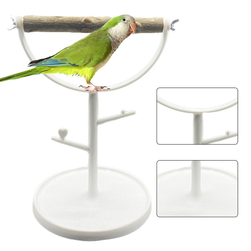 Walbest Bird Perch Stand,Bird Stand Anti-Skid Chassis Training Rack Creative Parrot Exercise Gym Playstand Bird Toy Animals & Pet Supplies > Pet Supplies > Bird Supplies > Bird Gyms & Playstands Walbest   