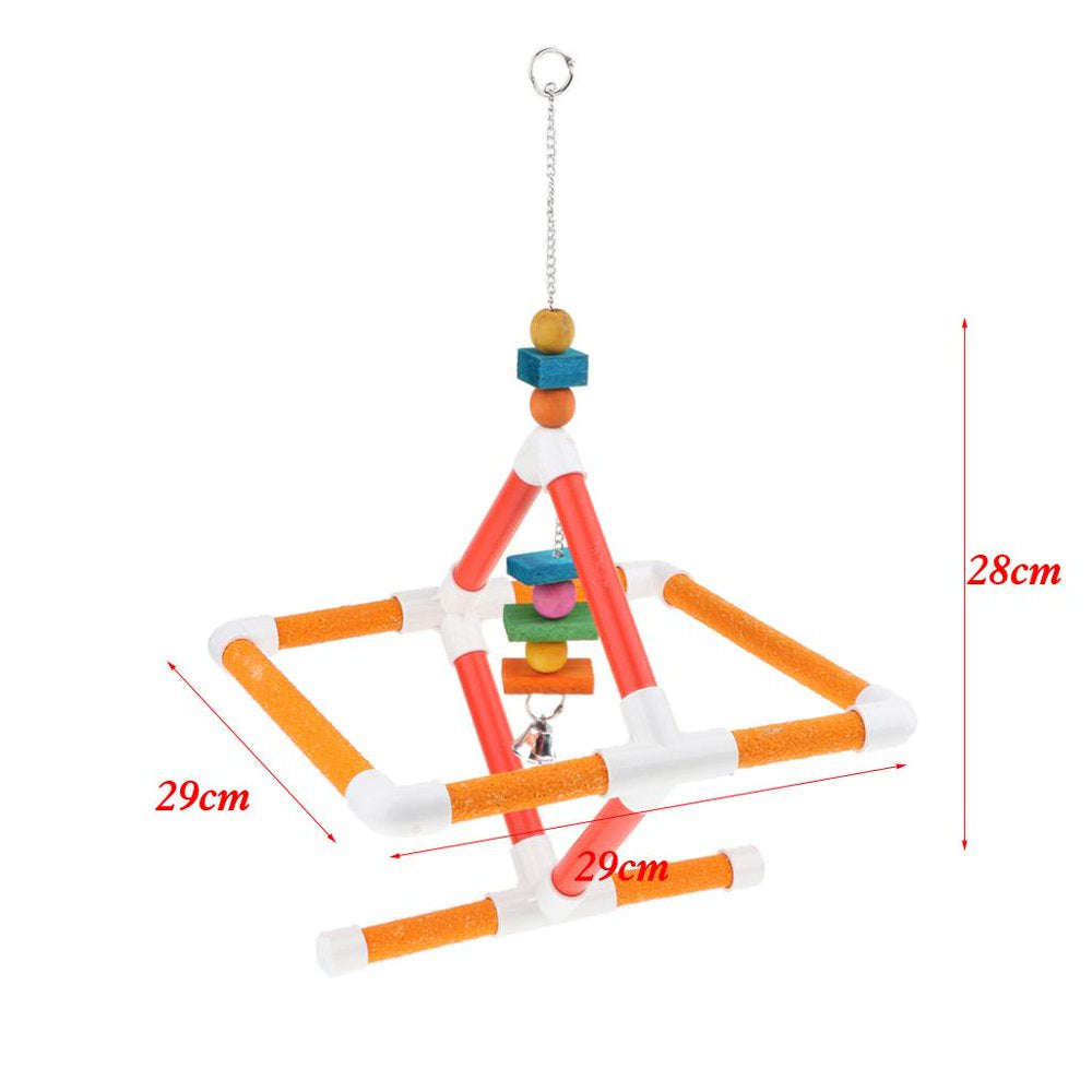 Small Animals Hamster Squirrels Toy Playground Perch Climing Ladder Parakeet Parrot Bird Gym Stand Playpen Animals & Pet Supplies > Pet Supplies > Bird Supplies > Bird Ladders & Perches DYNWAVE   