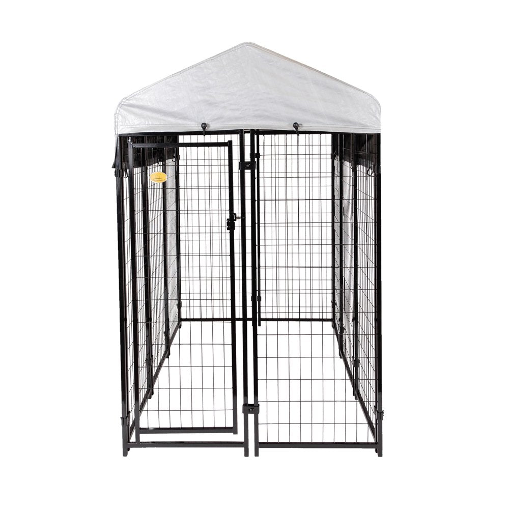 Kennelmaster Black Welded Wire Dog Kennel, 72"L X 48"W X 72"H Animals & Pet Supplies > Pet Supplies > Dog Supplies > Dog Kennels & Runs RTI CORP   