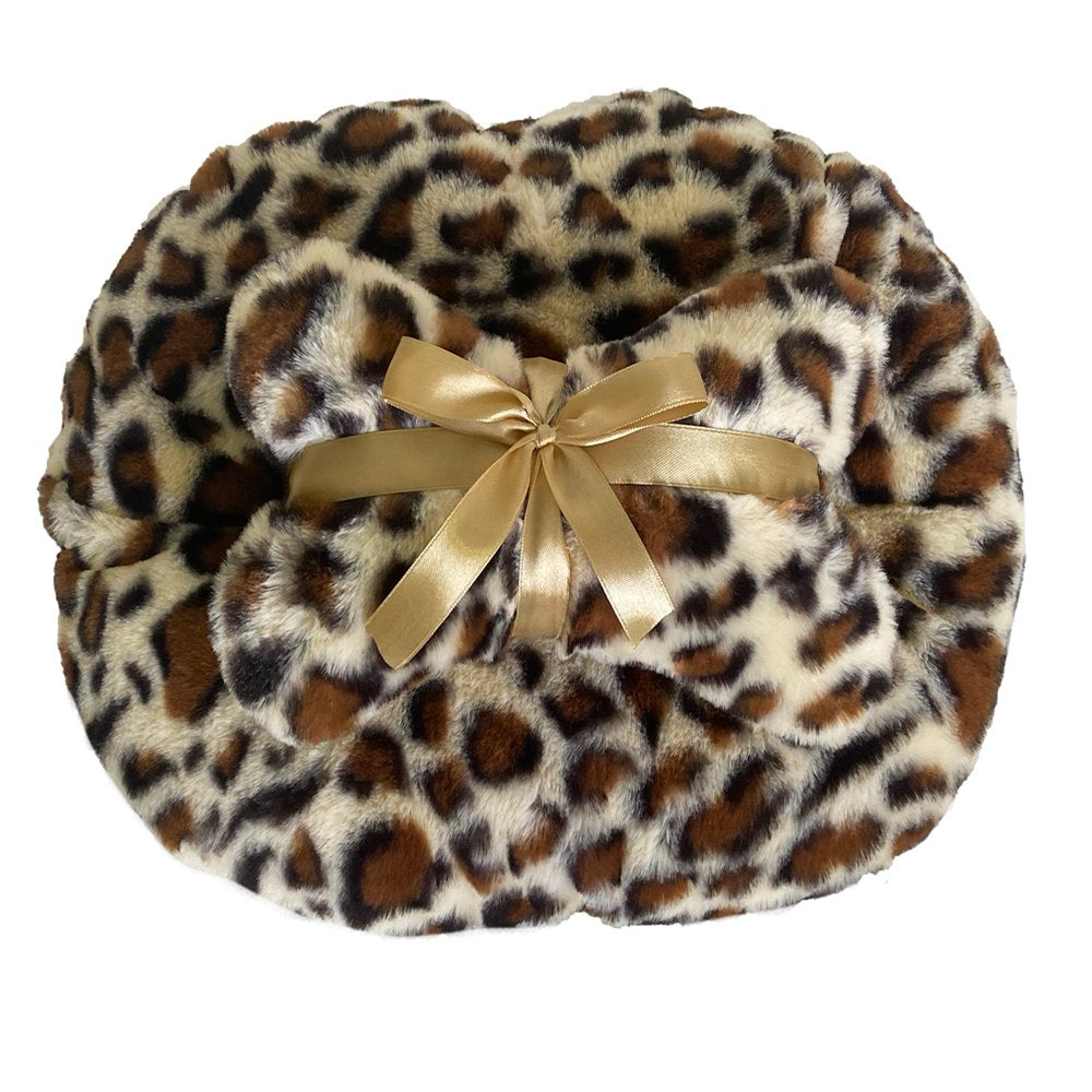 Precious Tails Leopard Princess Cat Dog Bed - O/S Animals & Pet Supplies > Pet Supplies > Cat Supplies > Cat Beds Precious Tails   