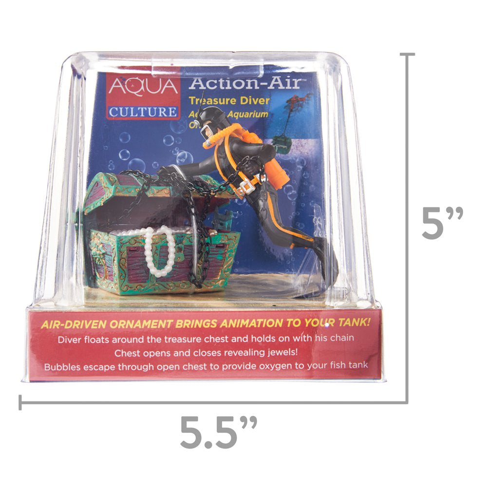 Aqua Culture Action-Air Sunken Ship Aquarium Ornament Animals & Pet Supplies > Pet Supplies > Fish Supplies > Aquarium Decor Wal-Mart Stores, Inc.   