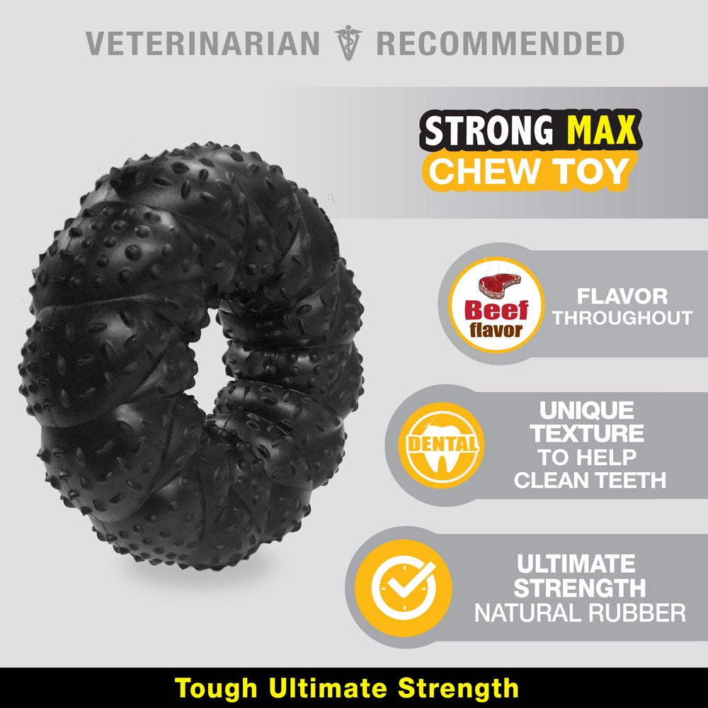 Nylabone Strong Max Braided Dog Ring Chew Toy - up to 35 Lbs. Animals & Pet Supplies > Pet Supplies > Dog Supplies > Dog Toys Central Garden and Pet   