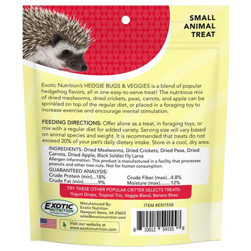 Exotic Nutrition Hedgie Bugs & Veggie Animals & Pet Supplies > Pet Supplies > Small Animal Supplies > Small Animal Food Exotic Nutrition   