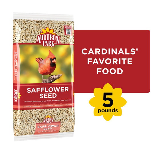 Audubon Park Safflower Seed Wild Bird Food, New, 5 Lb. Bag Animals & Pet Supplies > Pet Supplies > Bird Supplies > Bird Food Global Harvest Foods Ltd.   