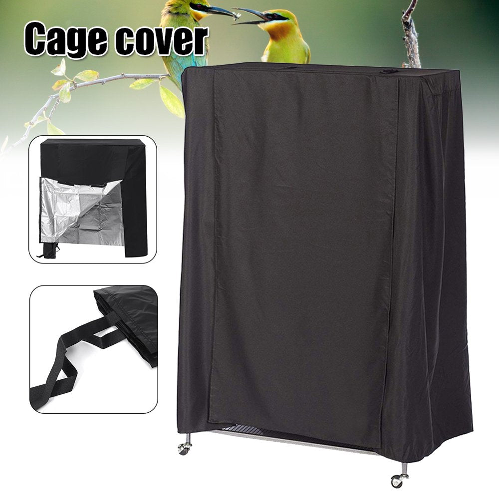 Large Birds Cage Cover Durable Lightweight Solid Parrots Sleep Helper Cover Black New Pet Clothing Accessories Animals & Pet Supplies > Pet Supplies > Bird Supplies > Bird Cage Accessories Saekor   