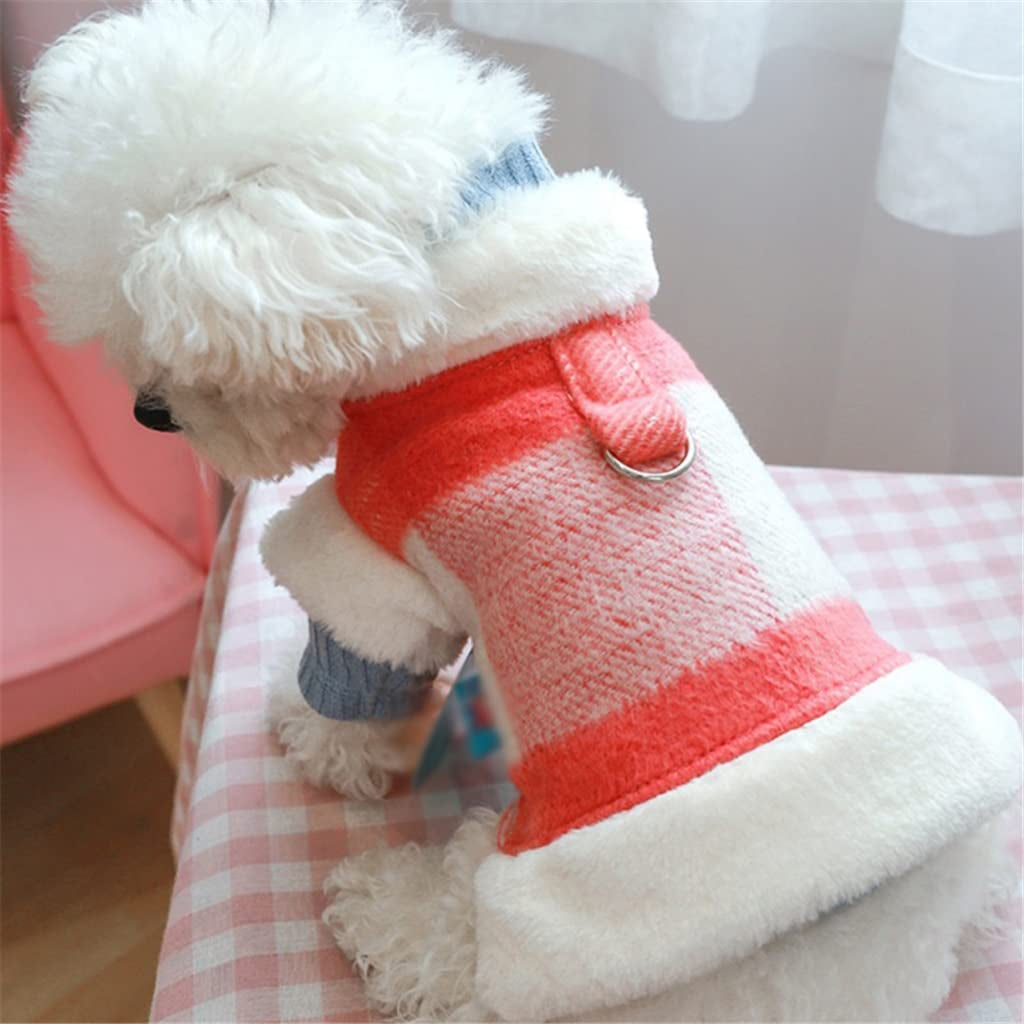 Fleece Pet Dog Clothes Puppy Plaid Coat Vest Jacket Clothing French Bulldogpug Costumes Jacket for Small Dogs Vest (A XL Code) Animals & Pet Supplies > Pet Supplies > Dog Supplies > Dog Apparel Tomator   