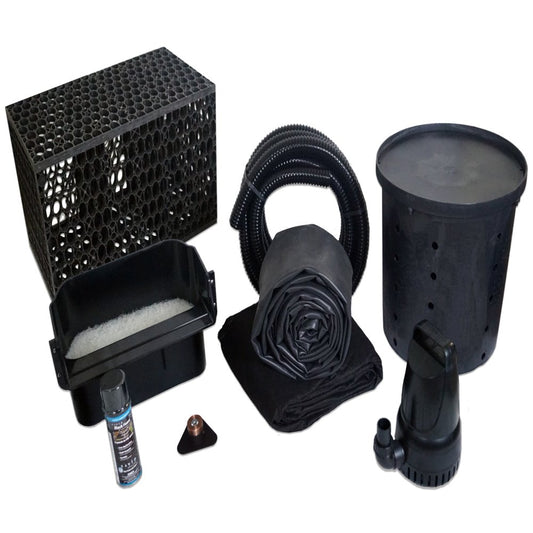 HALF off PONDS Simply Waterfalls 3300 Pond Free Waterfall Kit with Matrixblox, with 10 Ft by 15 Ft EPDM Liner and 3,000 GPH Aqua Pulse Series Submersible Pump - PSANB2 Animals & Pet Supplies > Pet Supplies > Fish Supplies > Aquarium & Pond Tubing Half Off Ponds w/ MatrixBlox 10' x 15' LifeGuard Pond Liner 