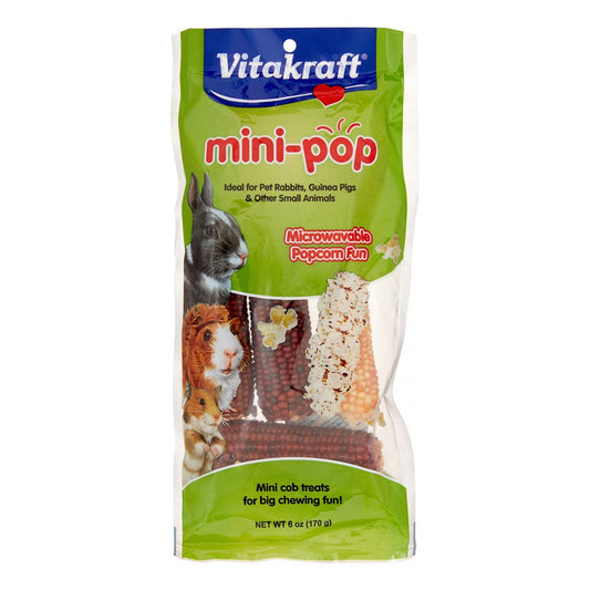 Vitakraft Mini-Pop Corn Bird Treat, 6 Oz. Animals & Pet Supplies > Pet Supplies > Bird Supplies > Bird Treats Vitakraft Sun Seed   