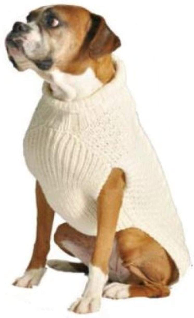 Chilly Dog Tural Cable Dog Sweater, X-Large Animals & Pet Supplies > Pet Supplies > Dog Supplies > Dog Apparel Chilly Dog 3XXL  