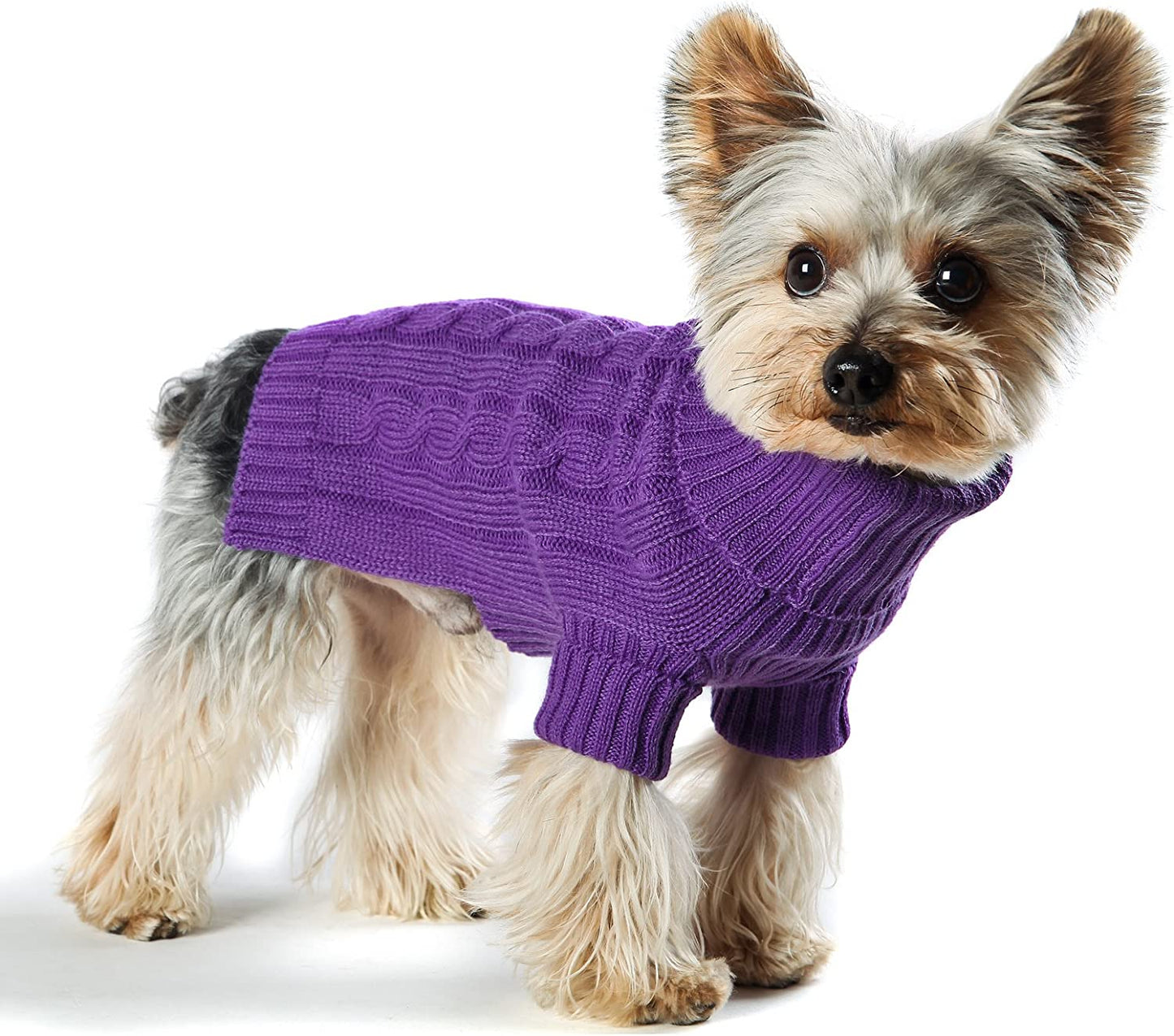 Stinky G Dog Sweater Turtleneck Purple Size #08 Animals & Pet Supplies > Pet Supplies > Dog Supplies > Dog Apparel Stinky G Purple #14 