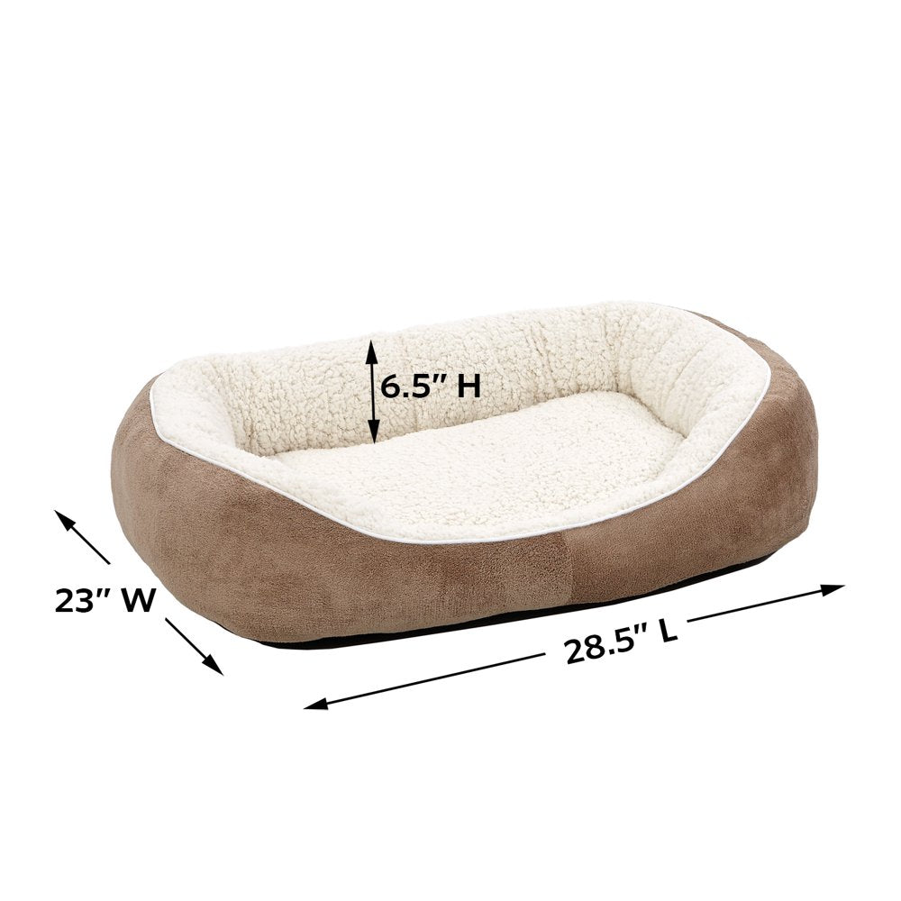 Midwest Ultra-Soft Fleece Dog Cuddle Bed, Medium, Brown Animals & Pet Supplies > Pet Supplies > Cat Supplies > Cat Beds MIDWEST METAL PRODUCTS   